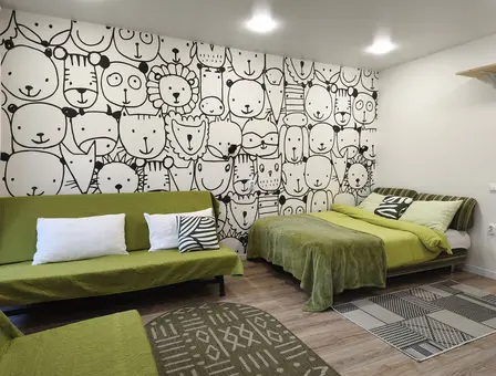 Interior of apartment for daily rent, Mogilyov, Kosmonavtov St. 10