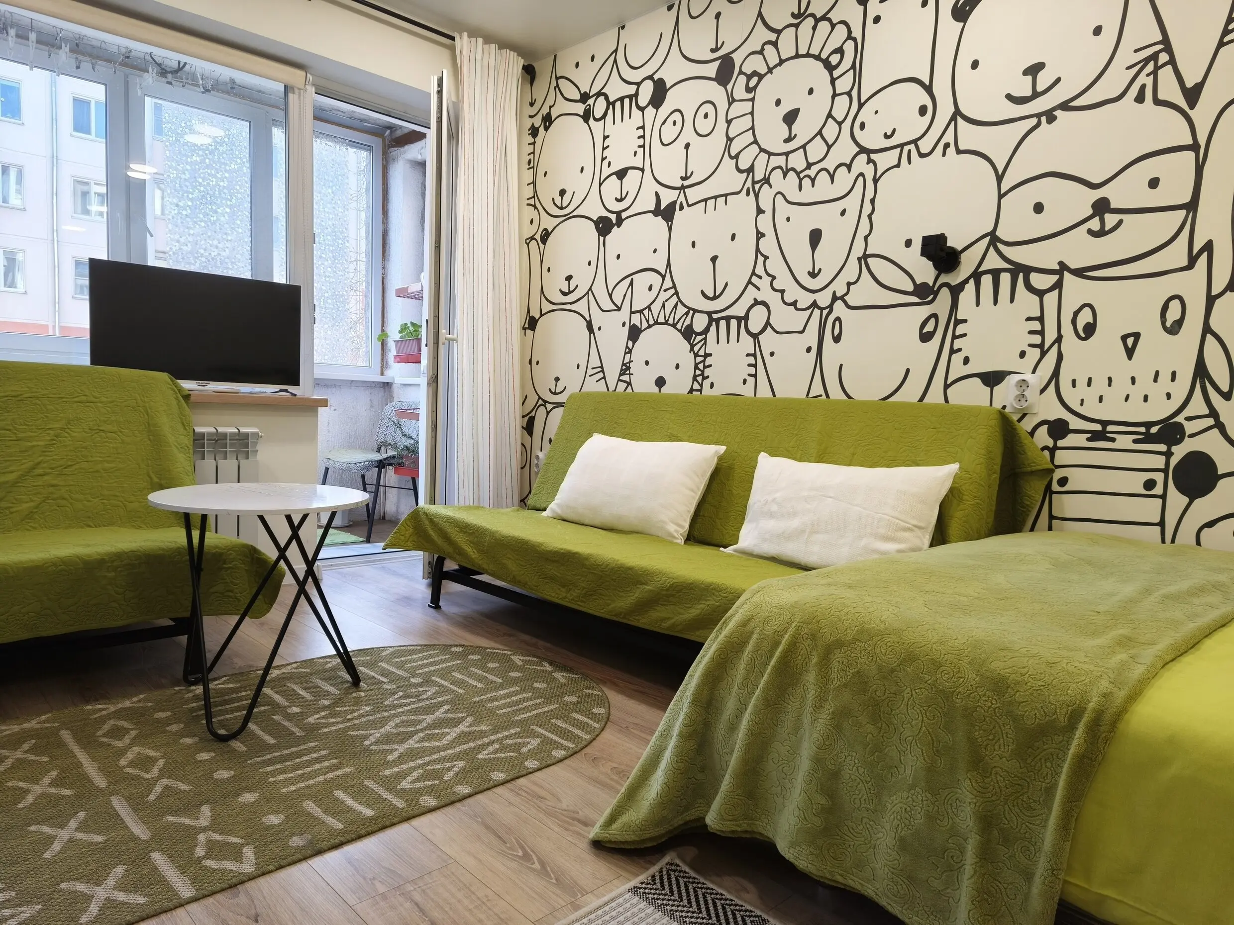 One-bedroom apartment for daily rent in Mogilyov, Kosmonavtov St. 10