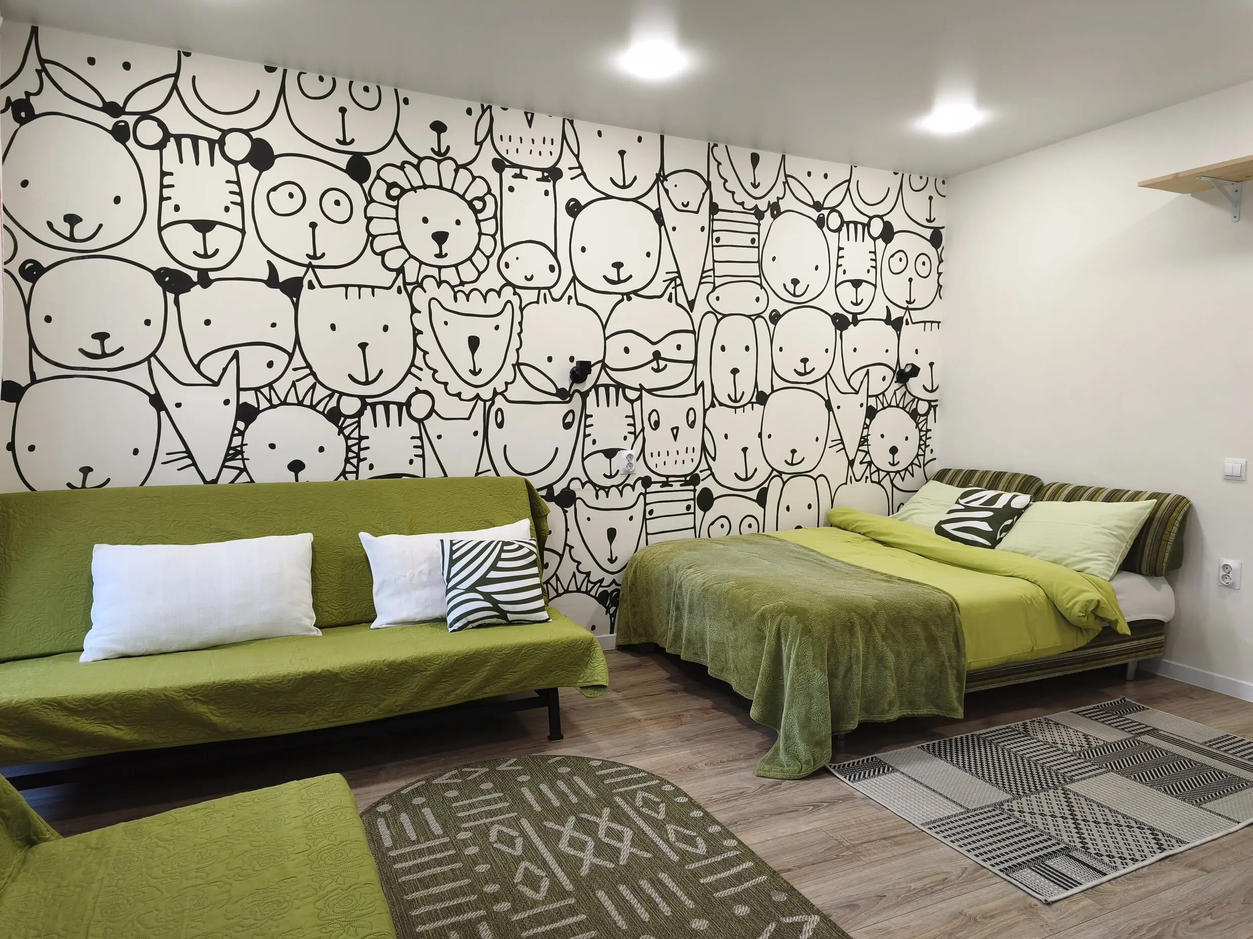 Interior of apartment for daily rent, Mogilyov, Kosmonavtov St. 10